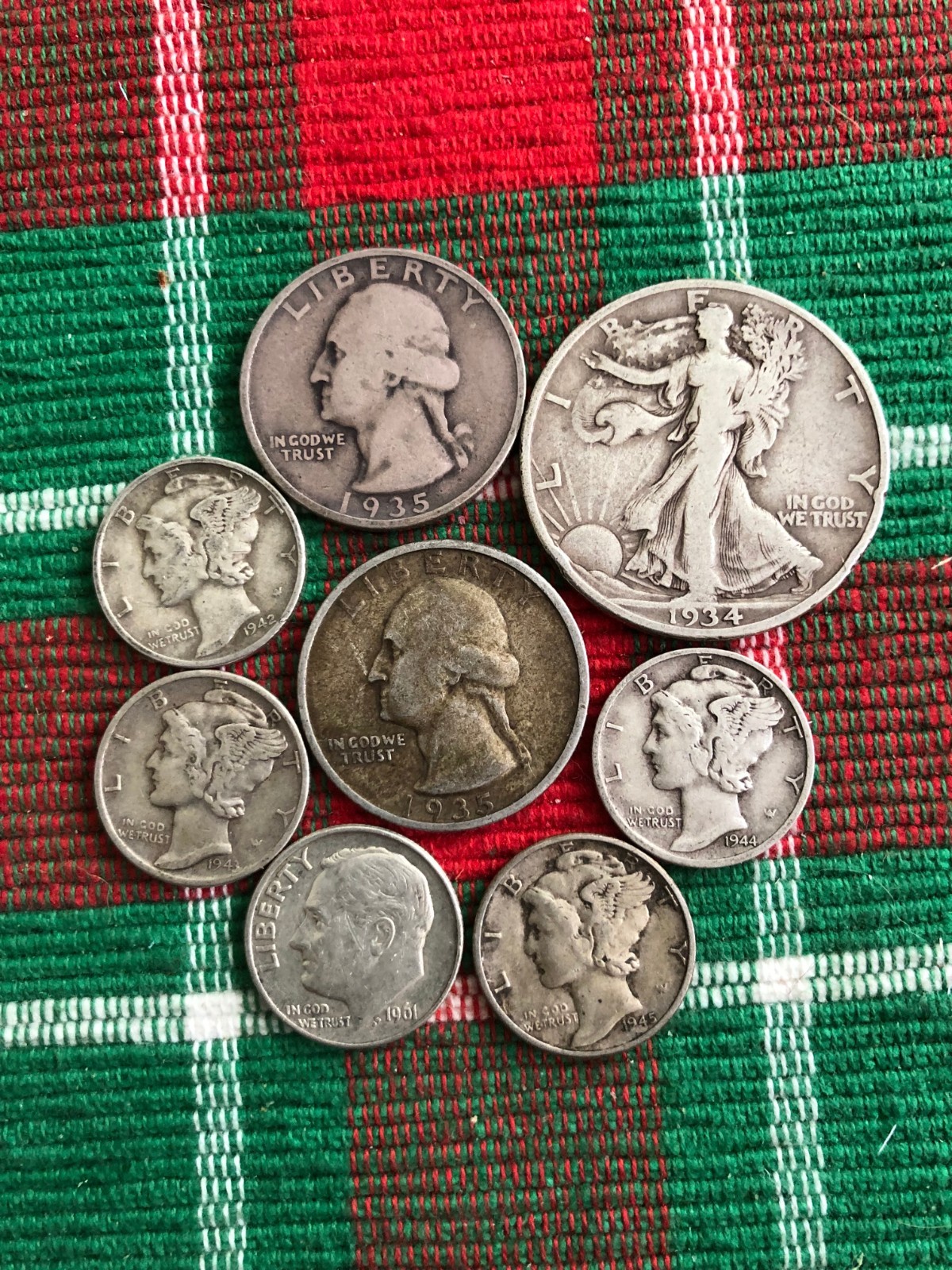 U.S. Silver Coins - Motherlode Mixed Lot #3 - $ 1.50 Face Value - Bargain LOOK!