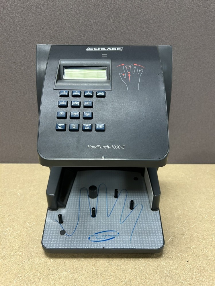 Schlage HandPunch-1000E Biometric Timeclock