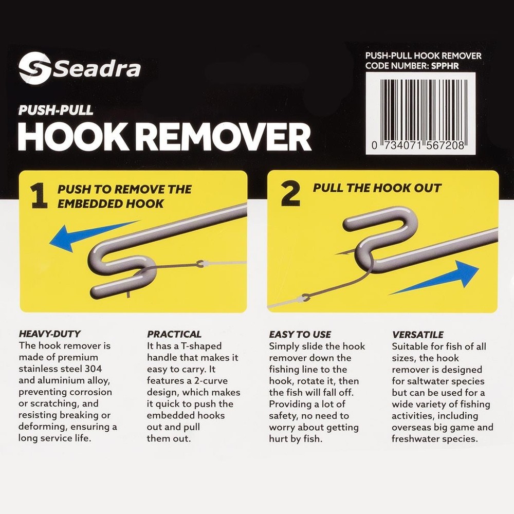 Seadra Push-Pull Hook Remover / Sea Fishing
