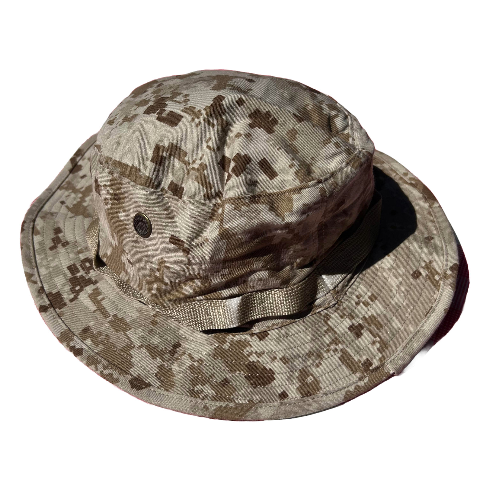 NEW USMC desert MARPAT Boonie Hat SUN COVER size Large
