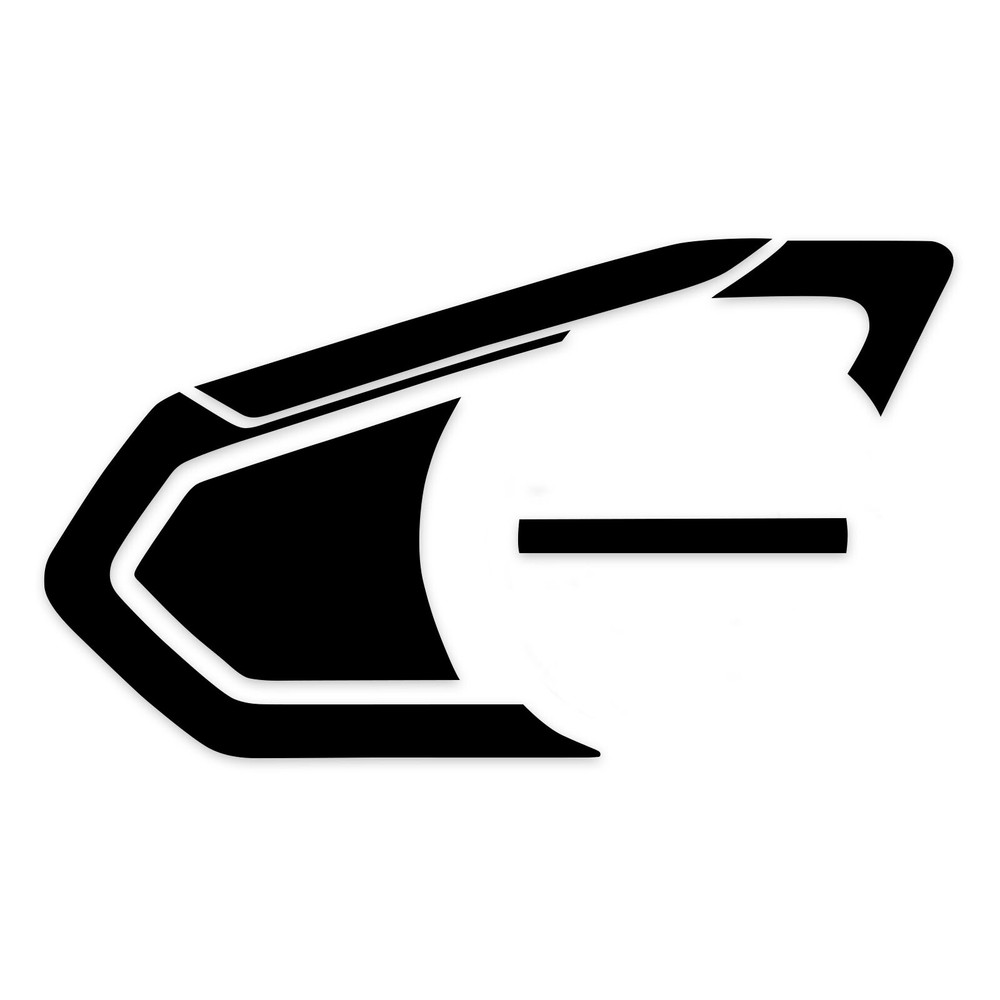 Black Device Surface Sticker For SENA 50S Intercom x1