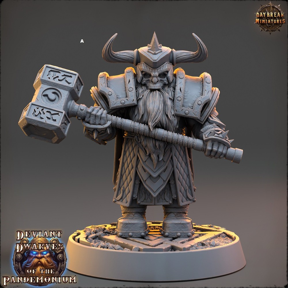 Deviant Dwarf Warrior | DayBreak Miniatures