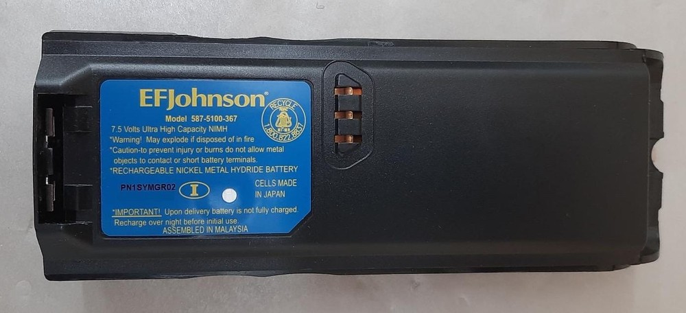 Ef Johnson 5100 ES Model III Portable Radio Project 25 Smartnet / Smartzone