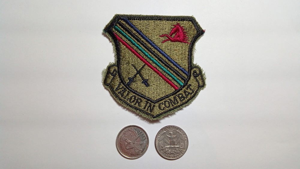 USAF 354th Fighter Wing Valor in Combat Patch Badge Crest