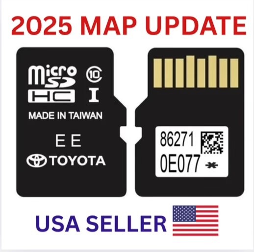 *NEW* 2025 MAP UPDATE GPS NAVIGATION MICRO SD CARD TOYOTA MODELS OEM 86271 0E077