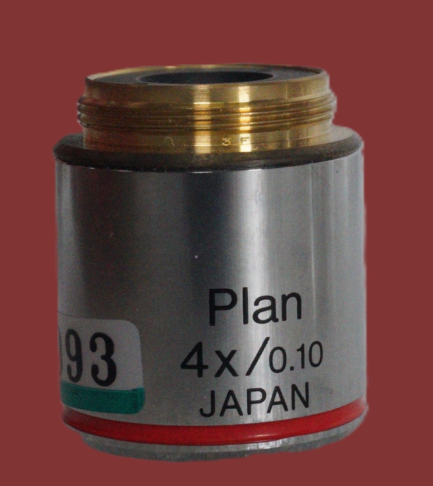 Olympus Plan 4X/0.10 ∞/- Objective
