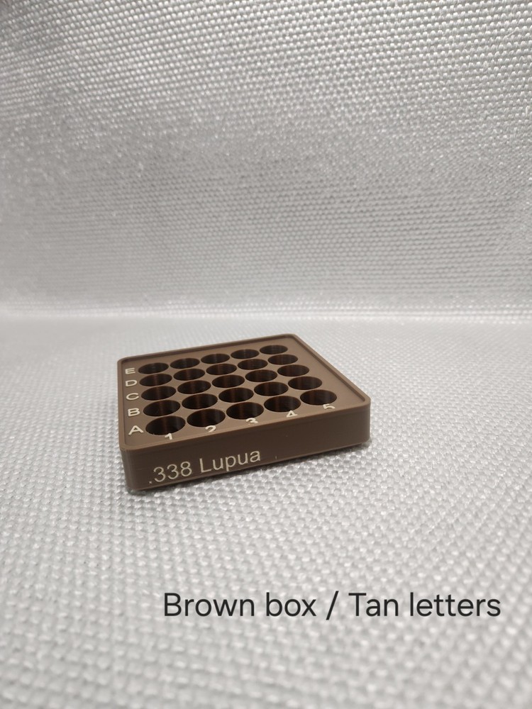 Reloading trays/ blocks, stackable, many different colors and calibers to pick