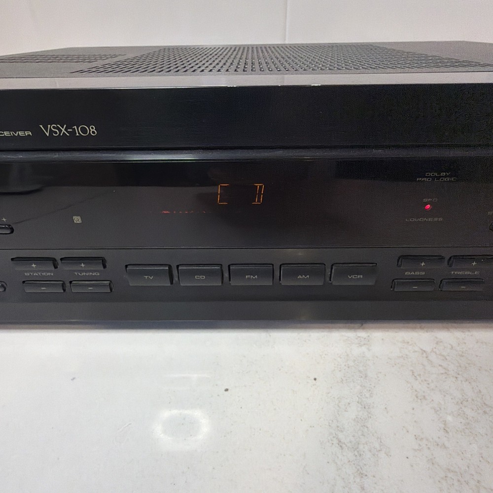 Pioneer VSX-108 Audio Multi-Channel Receiver Tested & Working W/ Remote Bundle