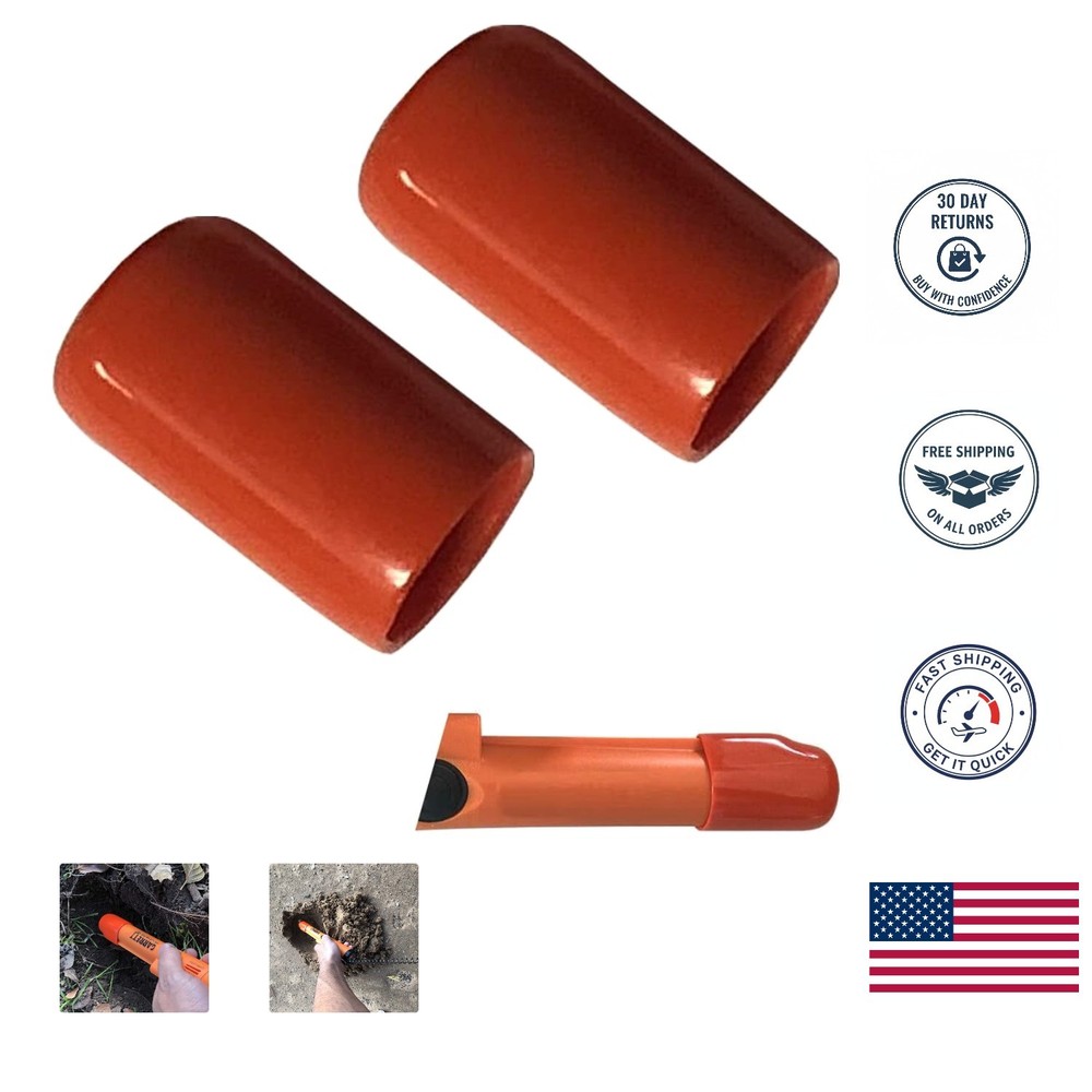 Durable 60mil Orange Pinpointer Tip Protectors for Garrett Pro-Pointer AT & II