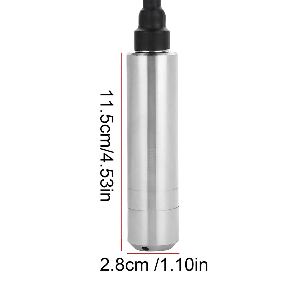 Liquid Level Sensor DC24V 4-20mA Throw Type For Detecting 0-5m Range Depth Steel