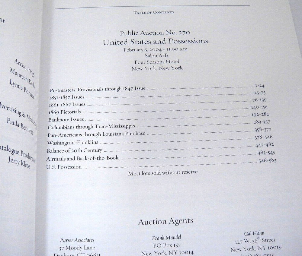 Matthew Bennett Stamp Auction Catalog Dr Robert Rafajko Collection 2004 #270