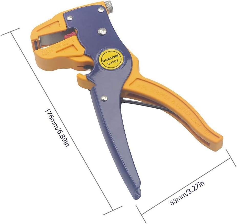 VCELINK Wire Stripper and Cutter, Professional Quick Strip Automatic Blue