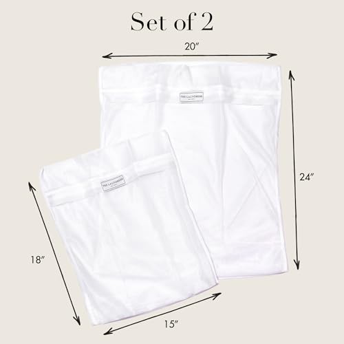 Mesh Bag Bundle, Mesh Laundry Bags, One Large One Small