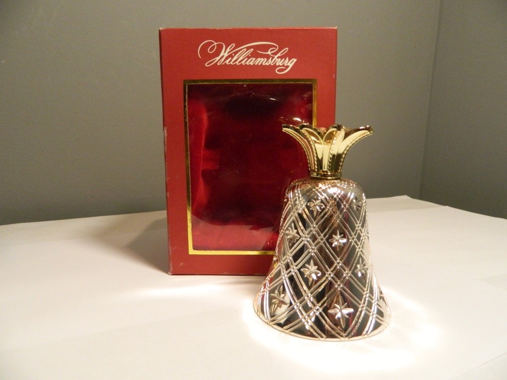 Reed & Barton Williamsburg Silverplate Musical Pineapple Bell