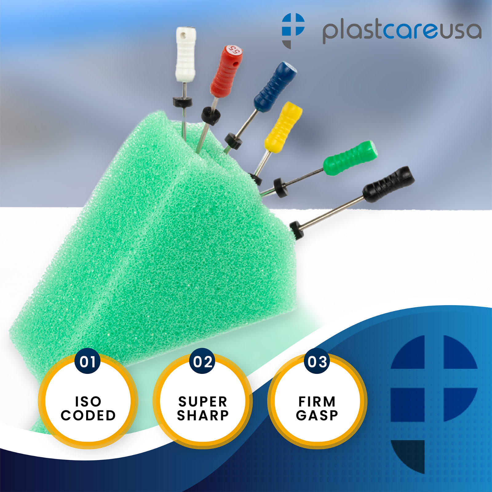 21mm Endodontic K Files K File (Choose Size Inside), Endo Dental Steel Rotary