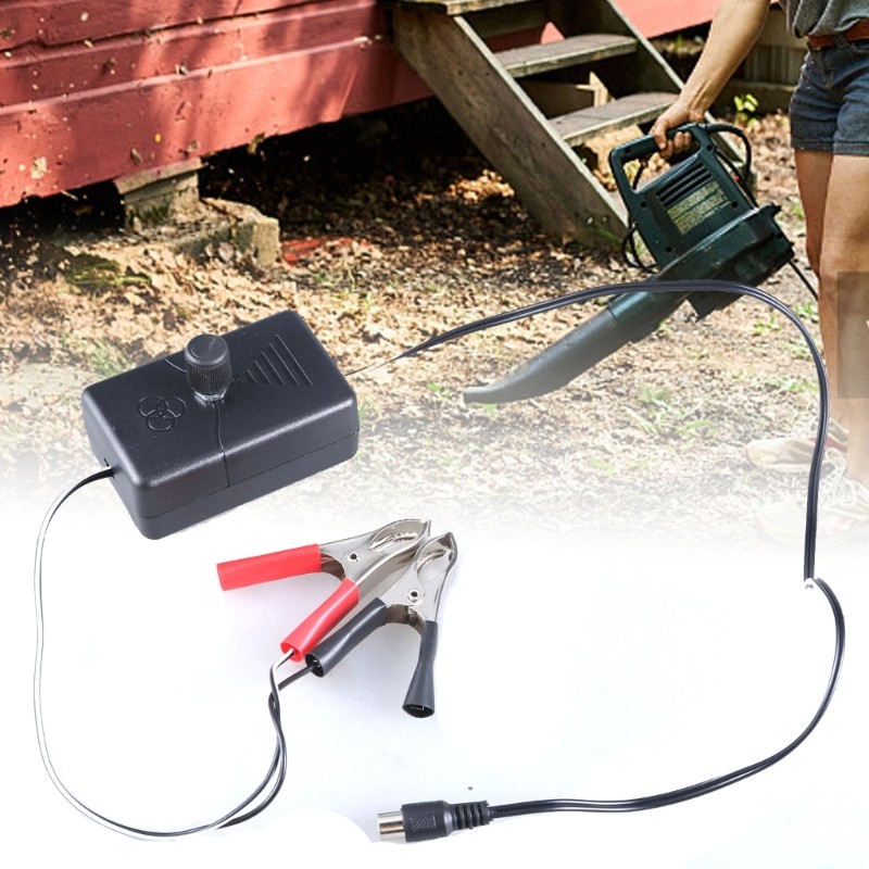 12V Speed Controller Switch Electronic Stepless Speed Regulator for Fan