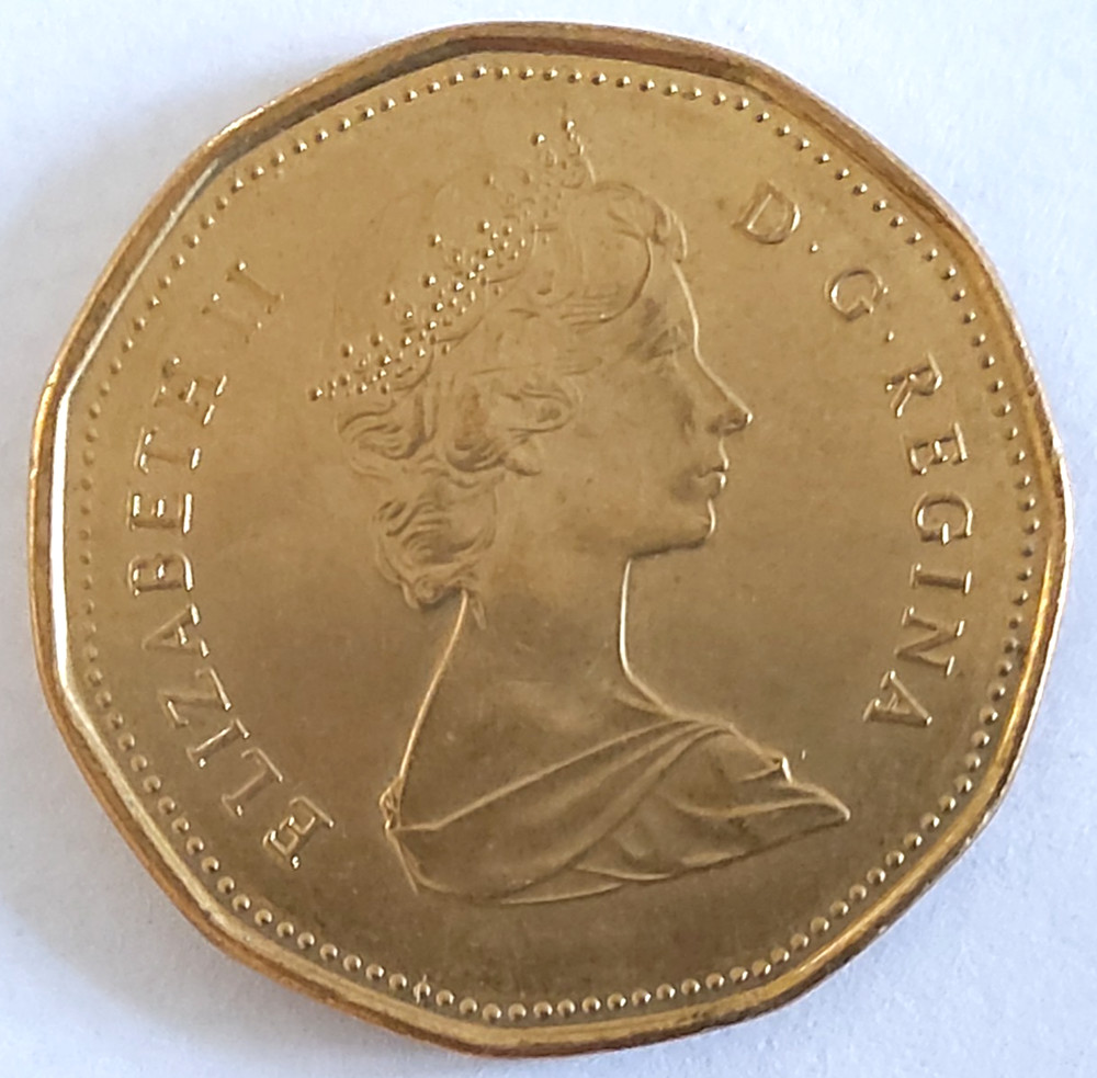 Canada 1 Dollar Coin 1988 , nice grade, refde65
