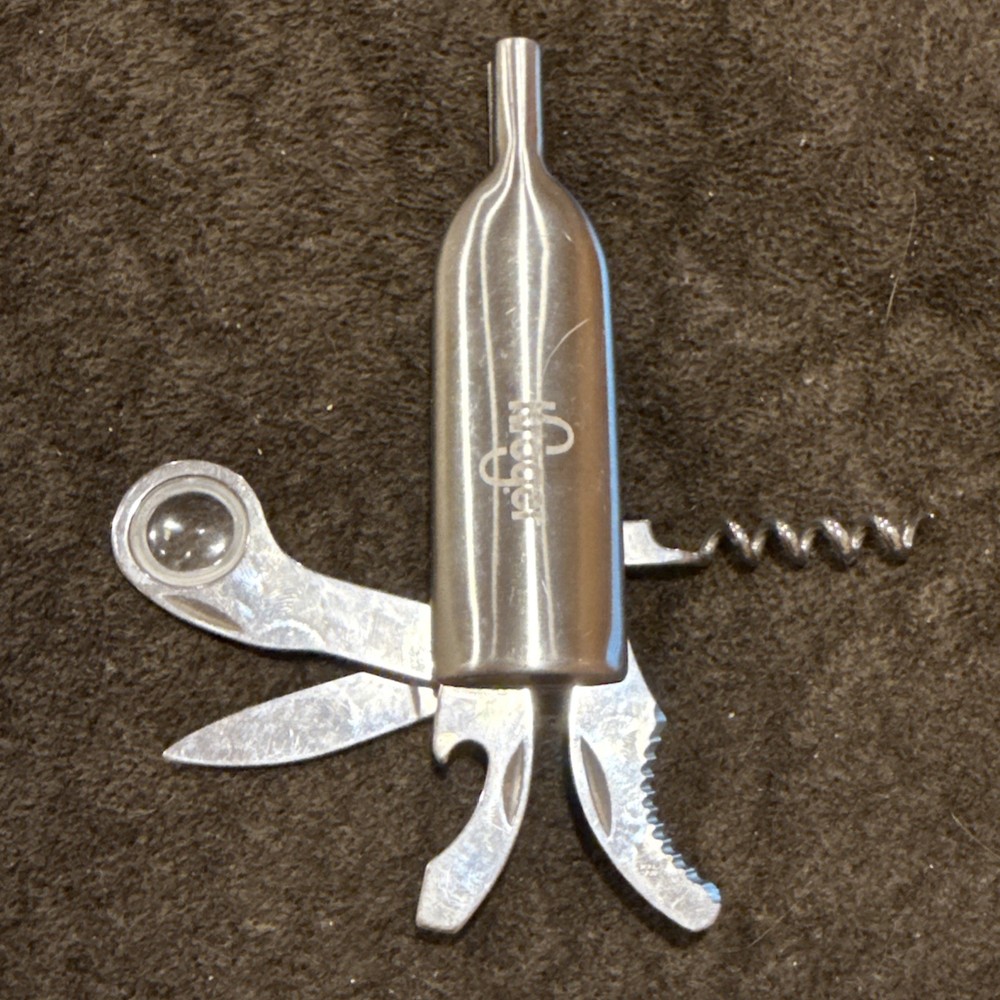 Vintage Kroger Pocket Knife Silver Tone PREOWNED