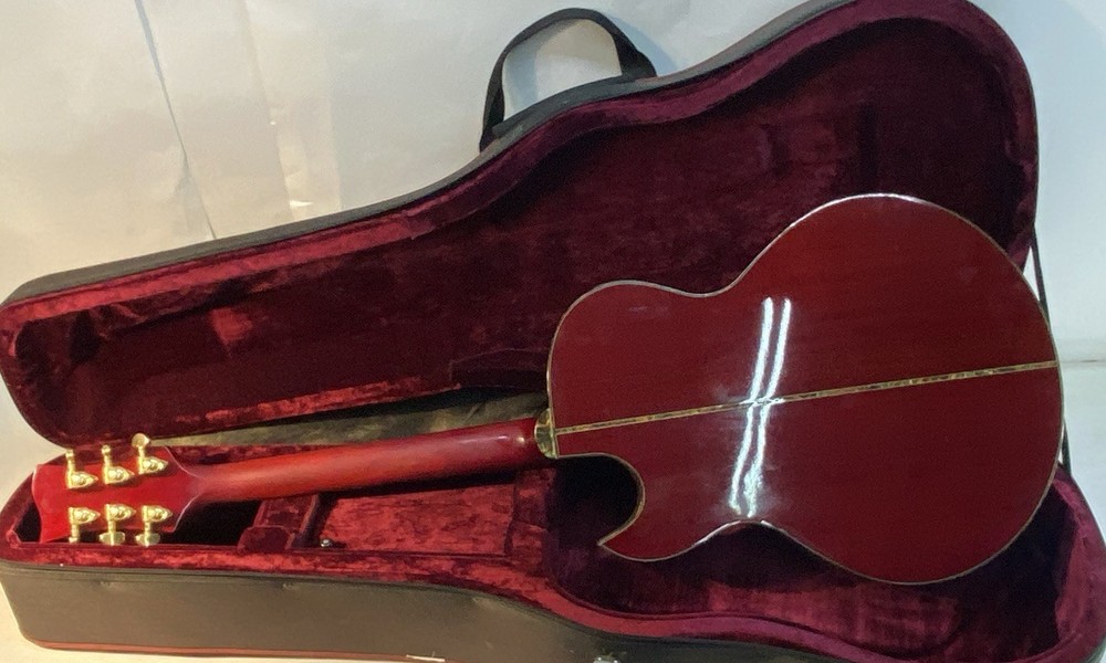Cedar Ridge Red Limited CE Guitar with case