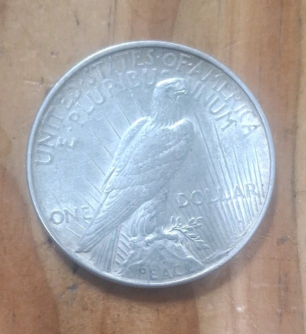 1922-D Silver Peace Dollar - Toned