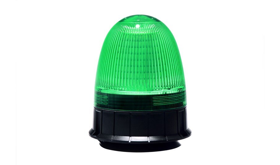 Green Beacon System (Full Kit) - 24V - Retractable - Magnetic Mount