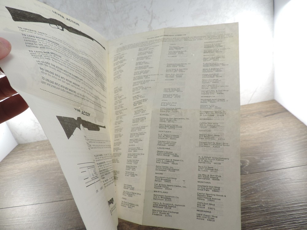 Savage Centerfire Rifles Instructions