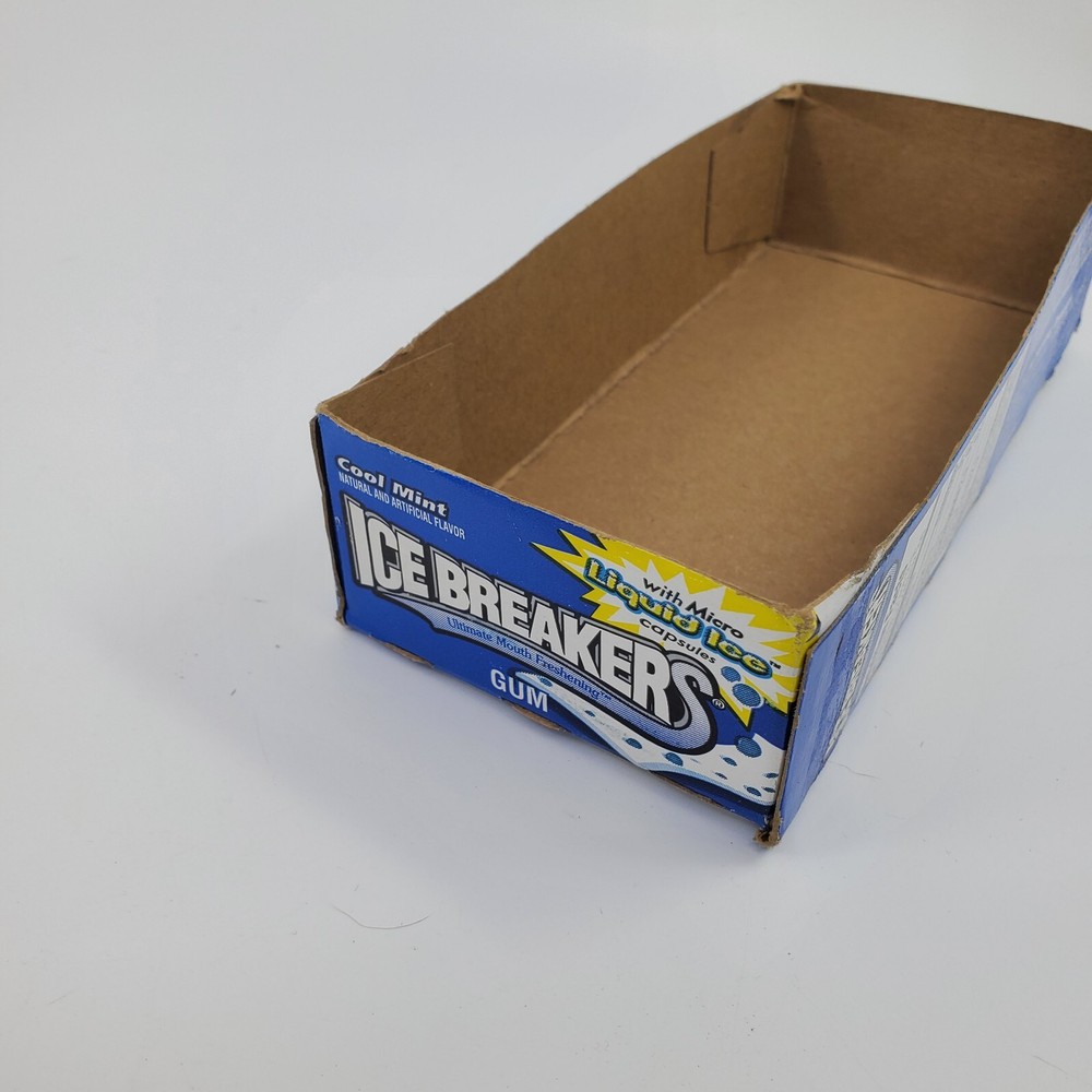 Vintage Ice Breakers GUM shelf box Micro Liquid Ice