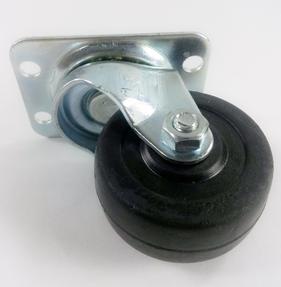 2" Soft Rubber Wheel Caster - 4EA