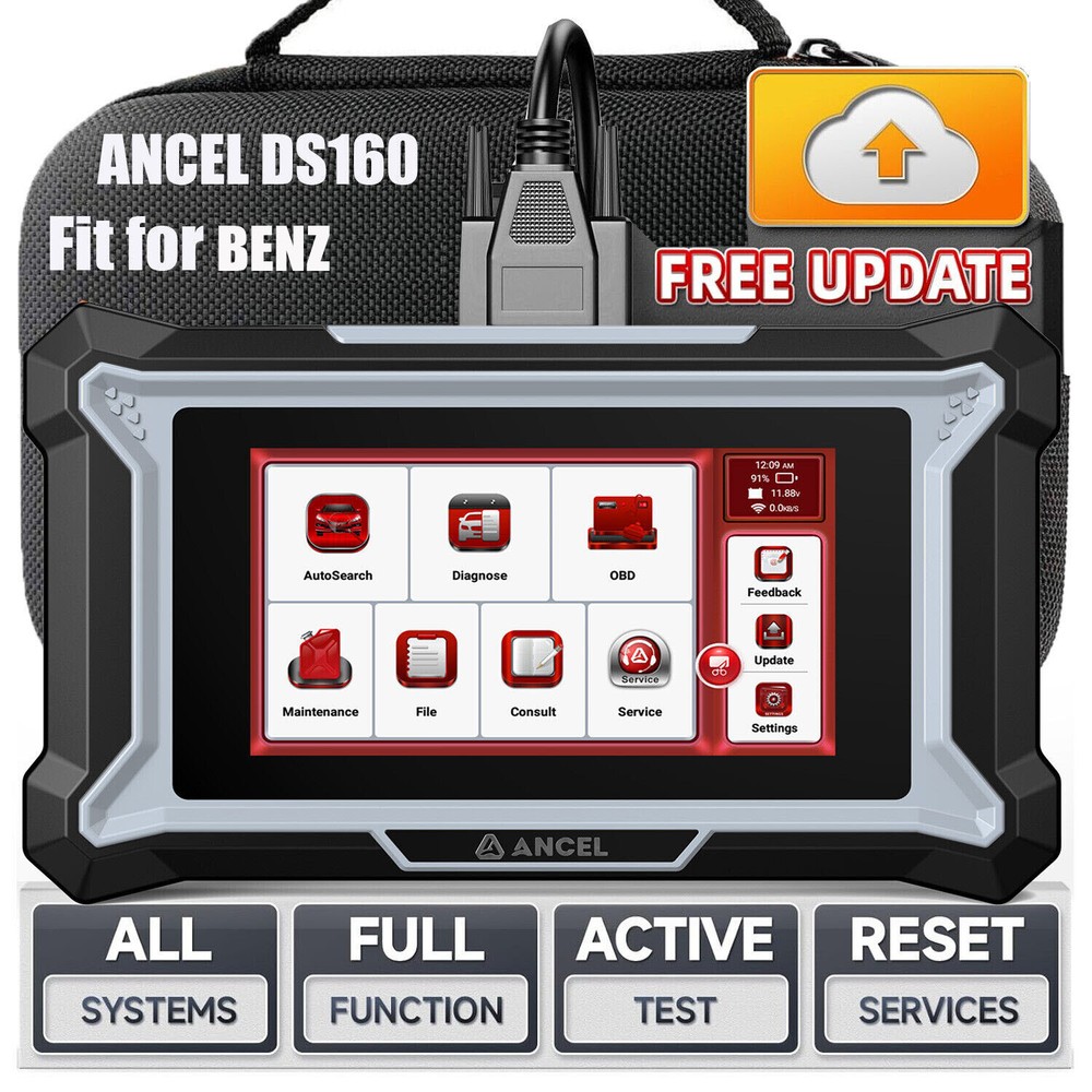 For BENZ Full System OBD2 Scanner Code Reader with Bi-Directional DPF SAS Coding