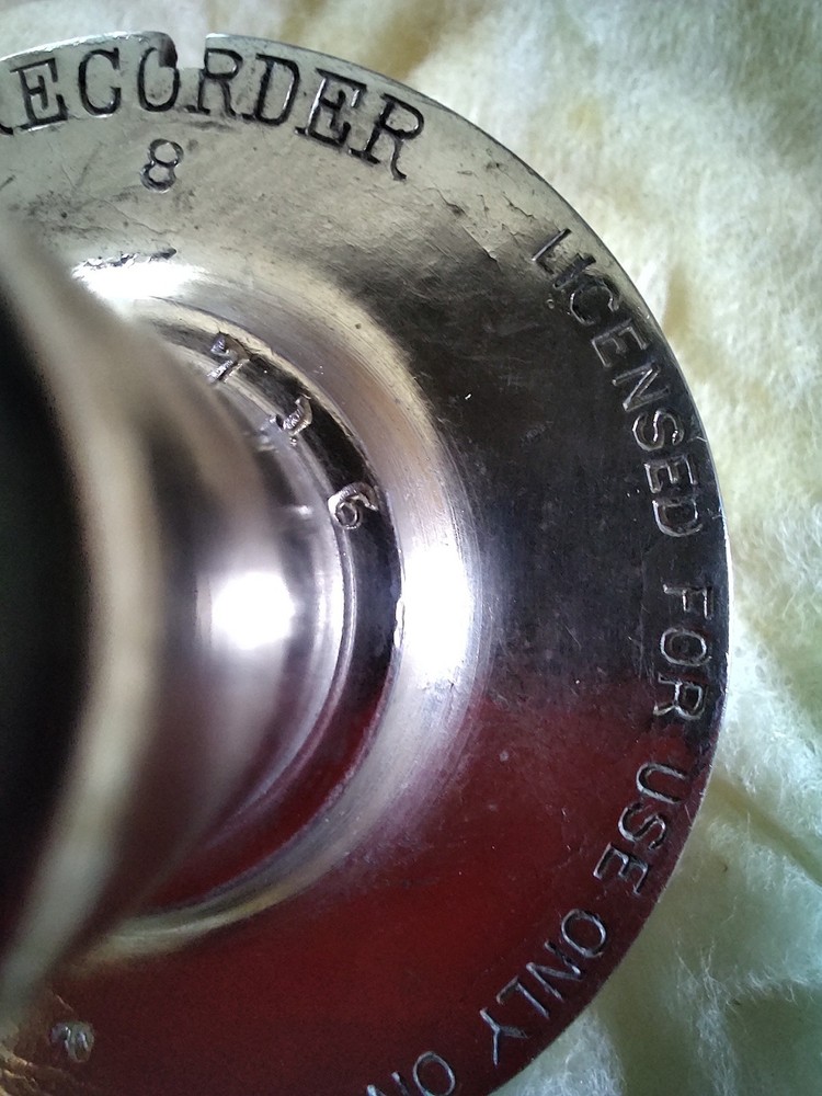 Edison Phonograph Recorder. Missing sapphire attachment.