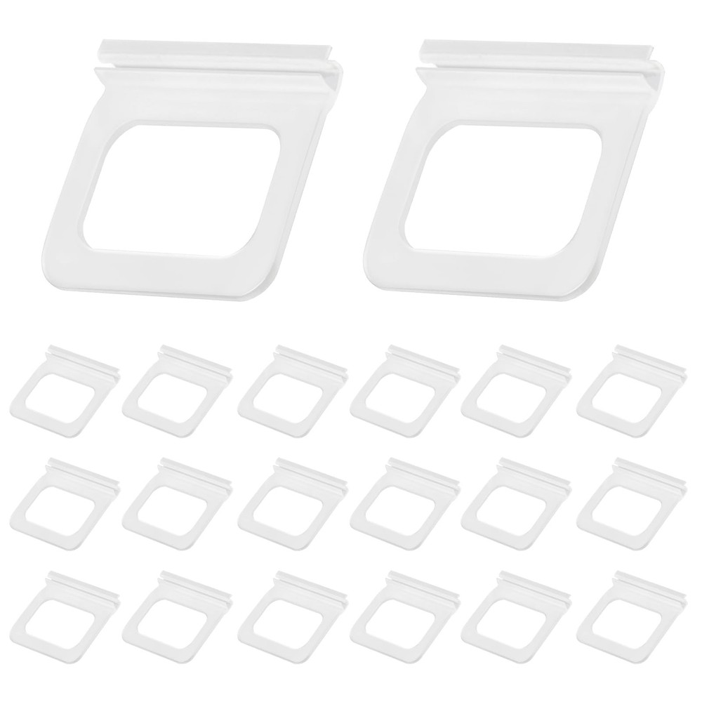 Window Screen Pull Tabs 20 Pack Clear Hollow Flat Spline Channel Pull Lift Ta...