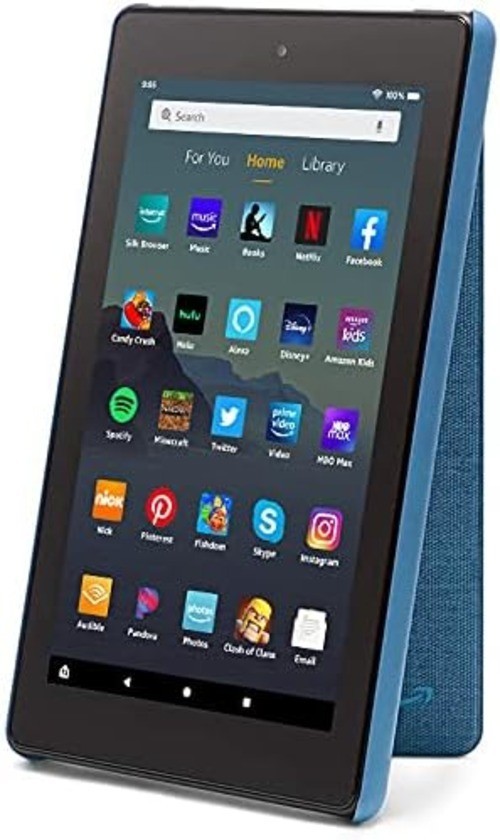Fire 7 Tablet Case (Compatible with 9th Generation, 2019 Release), Twilight Blue