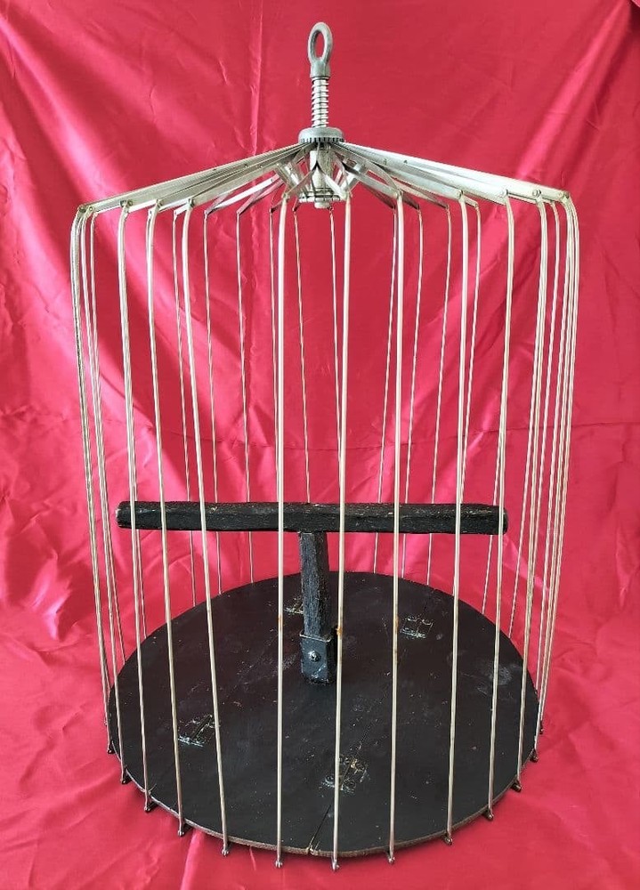 magic tricks C474 Appearing Birdcage Folding Birdcage Table Magic Magic Show