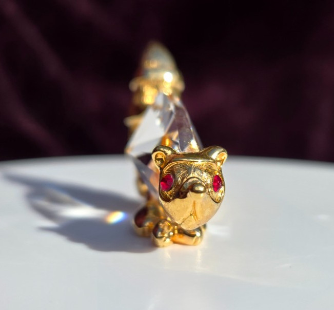 Swarovski Trimlite Small Racoon Figurine