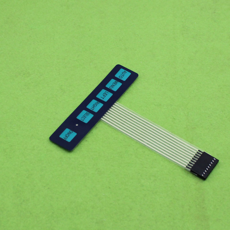1x6 Matrix Array 6 Key Membrane Switch Keypad Keyboard 1*6 Keys with LED