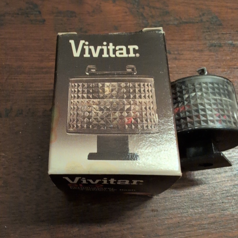 Vivitar SL-2 Camera Flash Light Slave Remote Trigger Vintage Box Open Box Unused