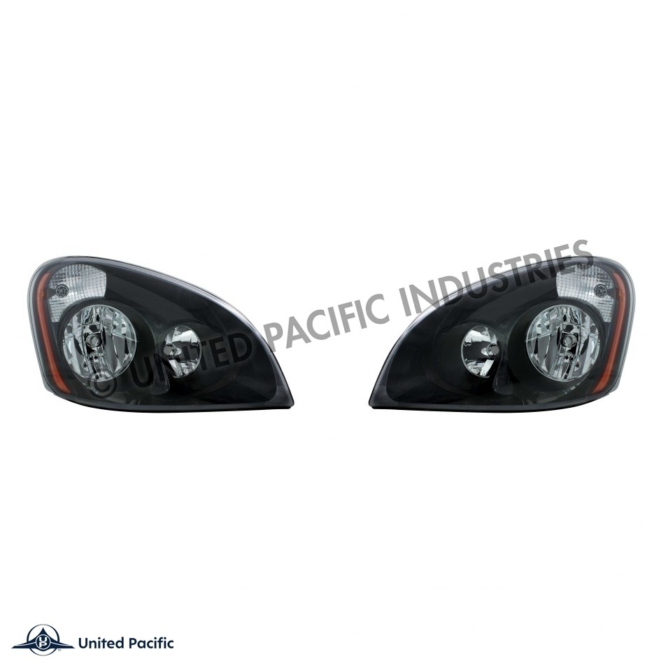 “Blackout” 2008+ Freightliner Cascadia Headlight Assembly Set-Driver & Passenger
