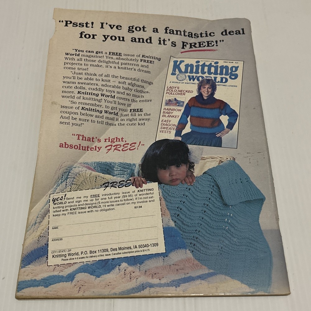 Old Time Crochet Patterns & Designs Spring 1988