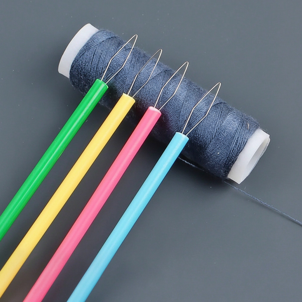 5pcs Plastic Needle Threaders Easy Threading Sewing Tools Sewing Machine Needle