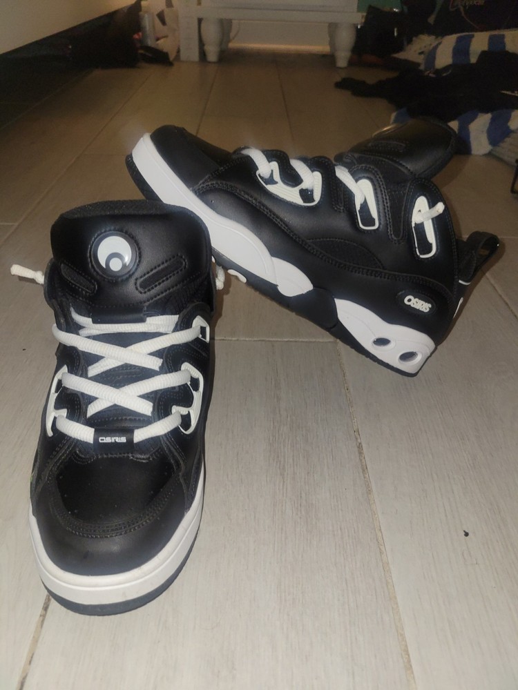 Osiris D3 E Skateboarding Shoes Black Medium Width US Size 10
