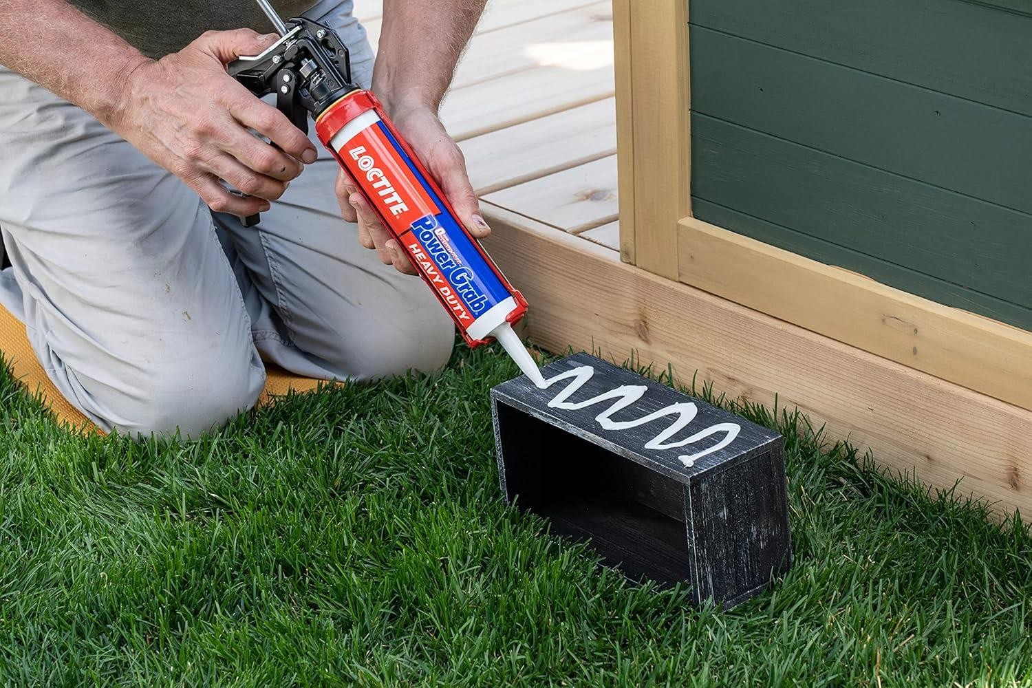 Loctite Power Grab Heavy Duty, White Construction Adhesive, 9 fl oz Cartridge