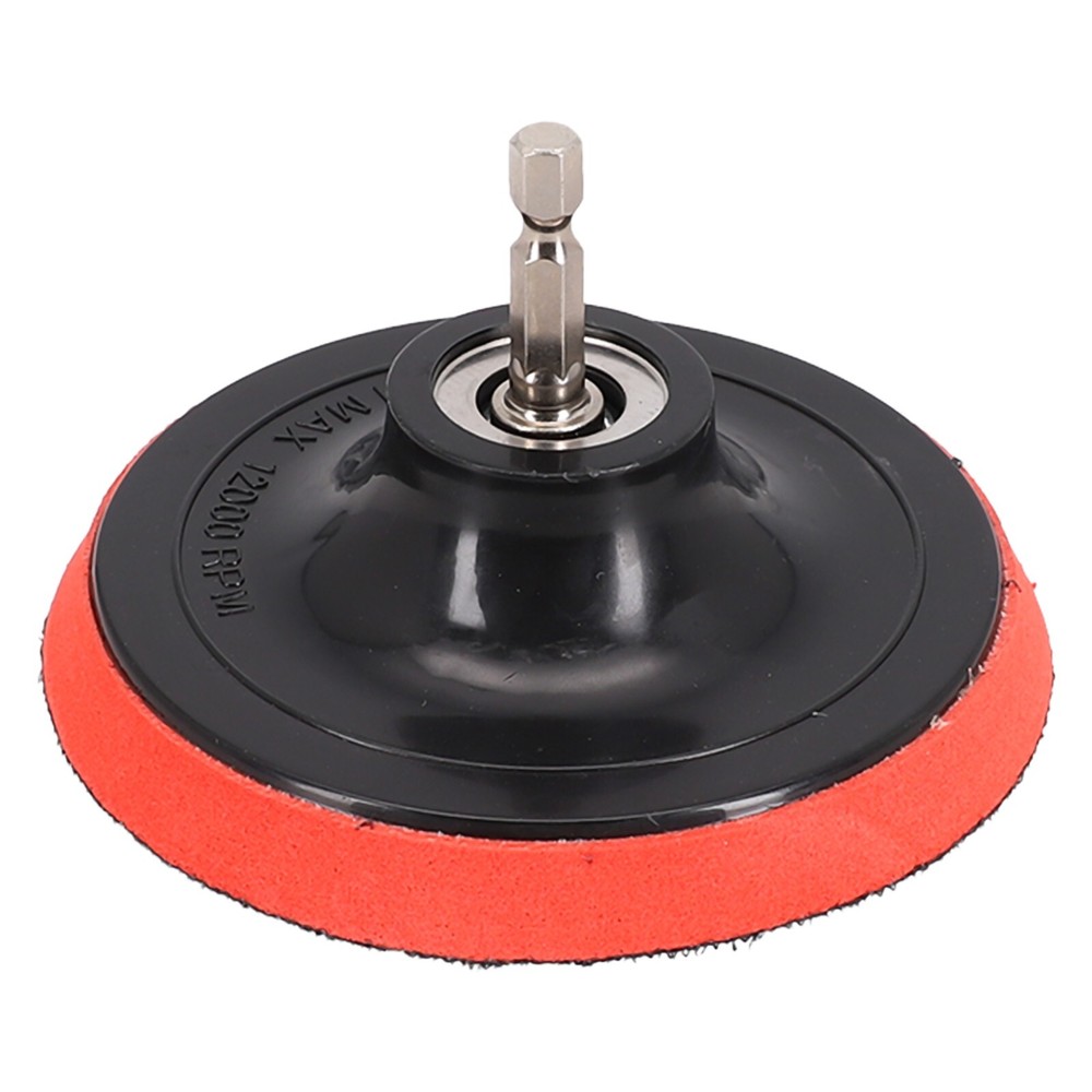 4 Inch 100mm Hook And Loop Buffing Pad Rotary Backing Pad With M10 Drill-Adapter