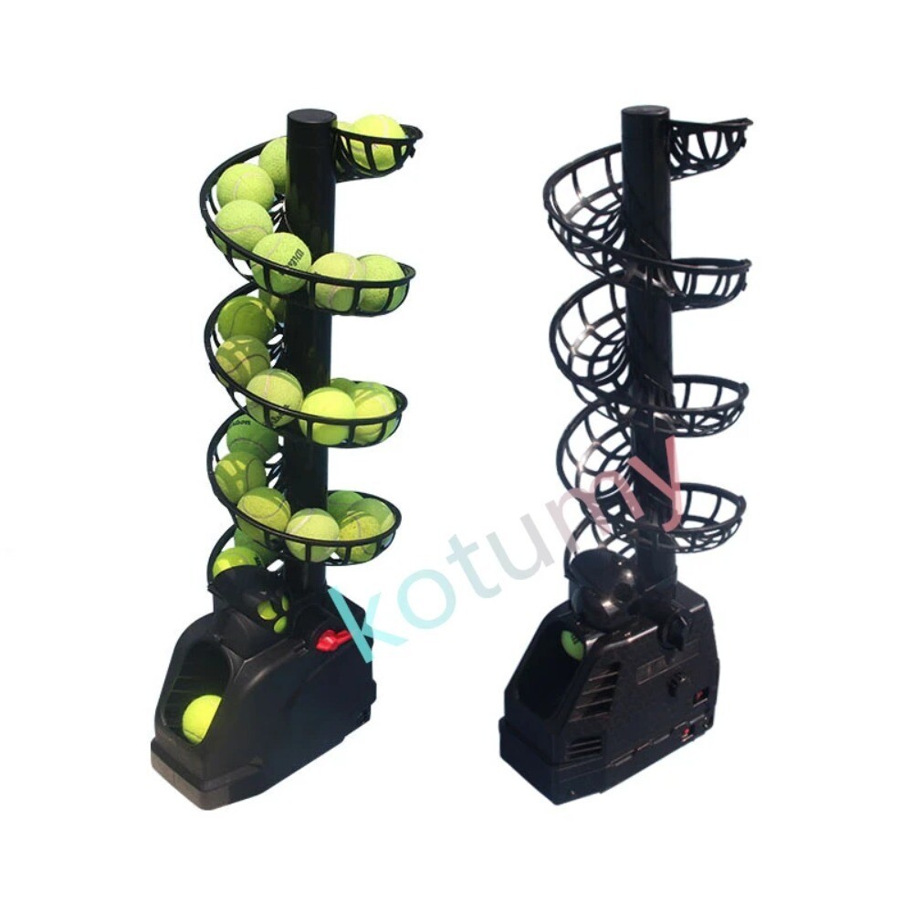 Tennis Serve Machine Practice Toss Machine Portable Auxiliary Trainer
