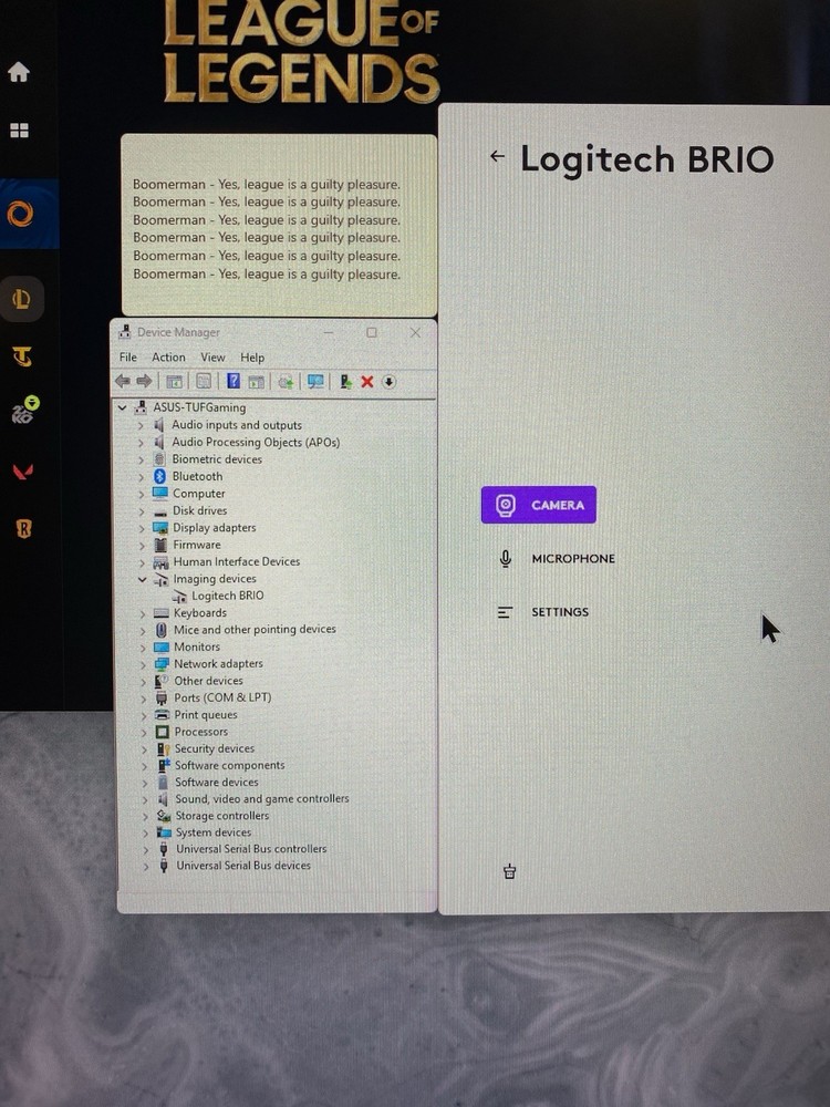 Logitech BRIO 4K Webcam V-U0040, w/original USB-C cable (Tested)