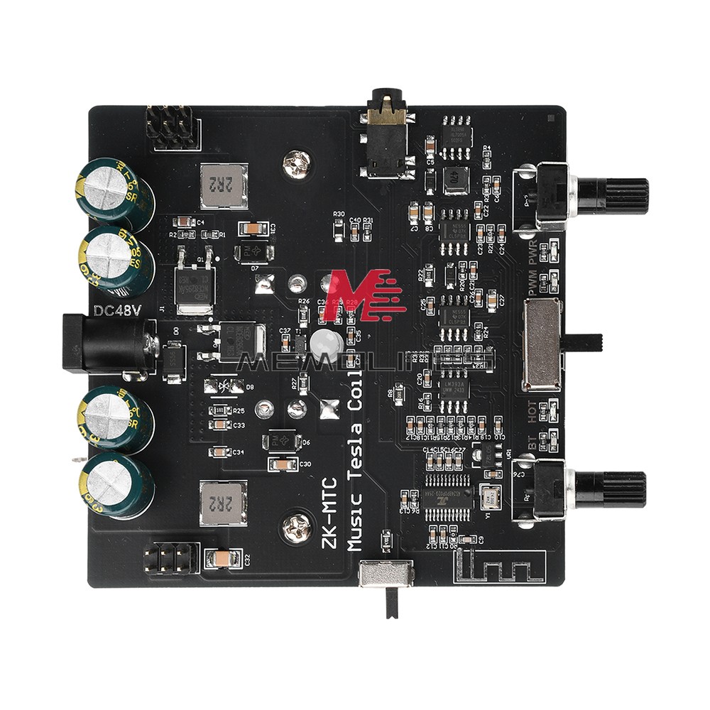 MTC Dual-Mode Music Tesla Coil Artificial Lightning Touchable Bluetooth Decoding