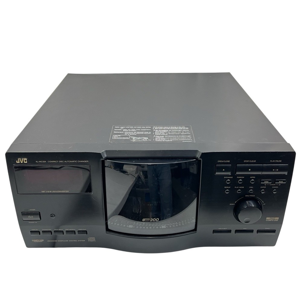 JVC XL-MC334BK Automatic CD Changer With Power Cable Read Desc