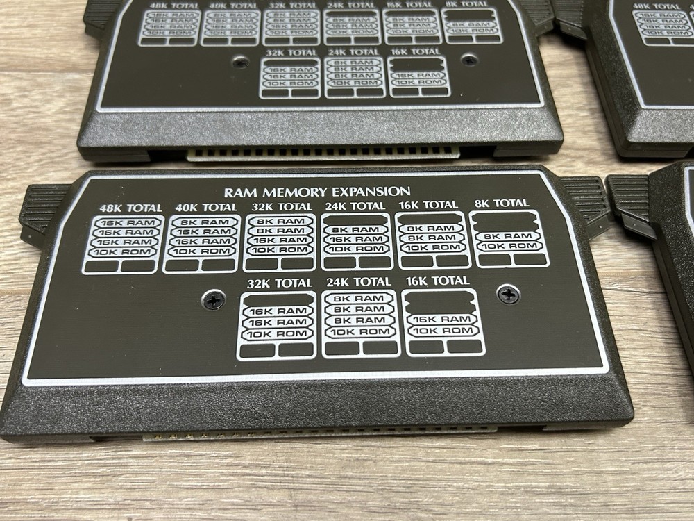 Atari CX853 16K-RAM Memory Modules & CX801 10K-ROM Operating System