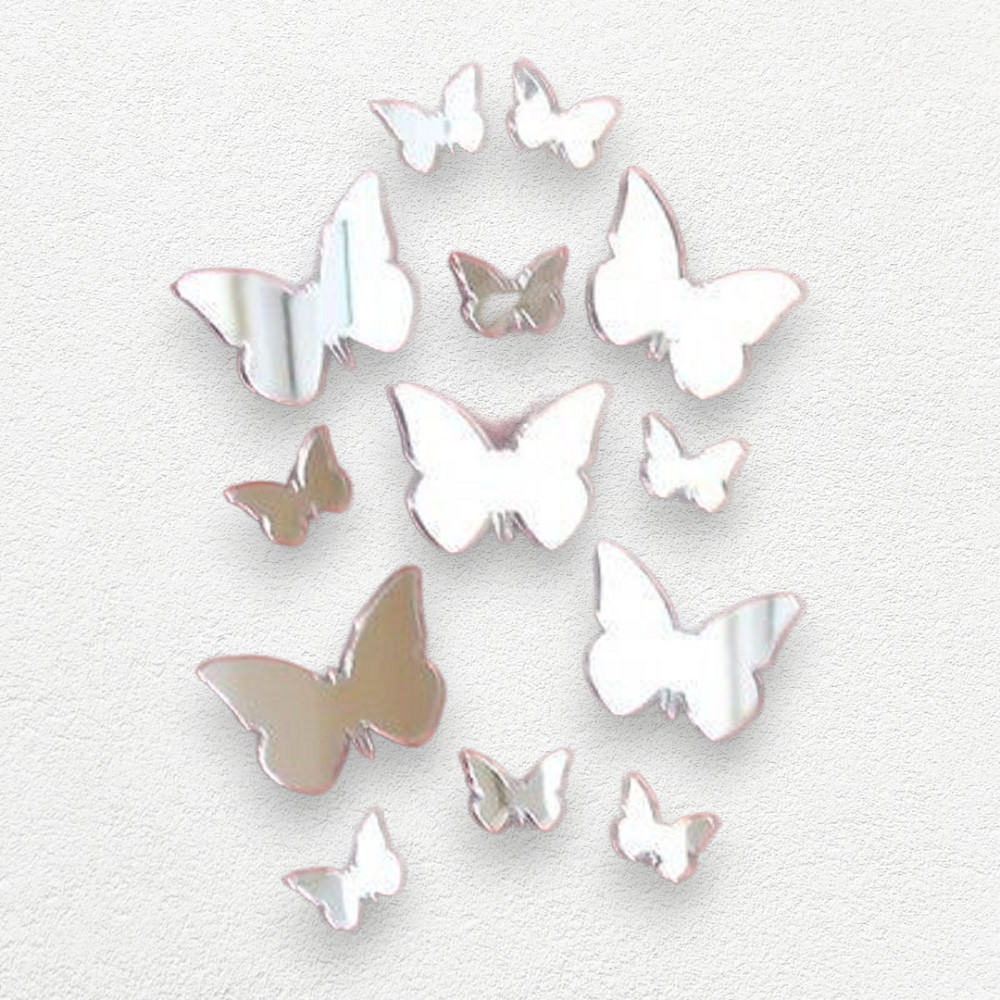 Decorative Big Wing Butterfly Bundle Mirrors (Several Colours & Sizes Available)