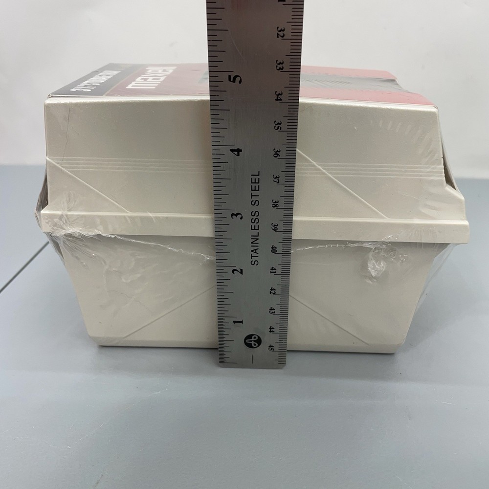 Vintage Maxell Computer Floppy Disk 40 3.5” Diskette Storage Organizer Tray Box