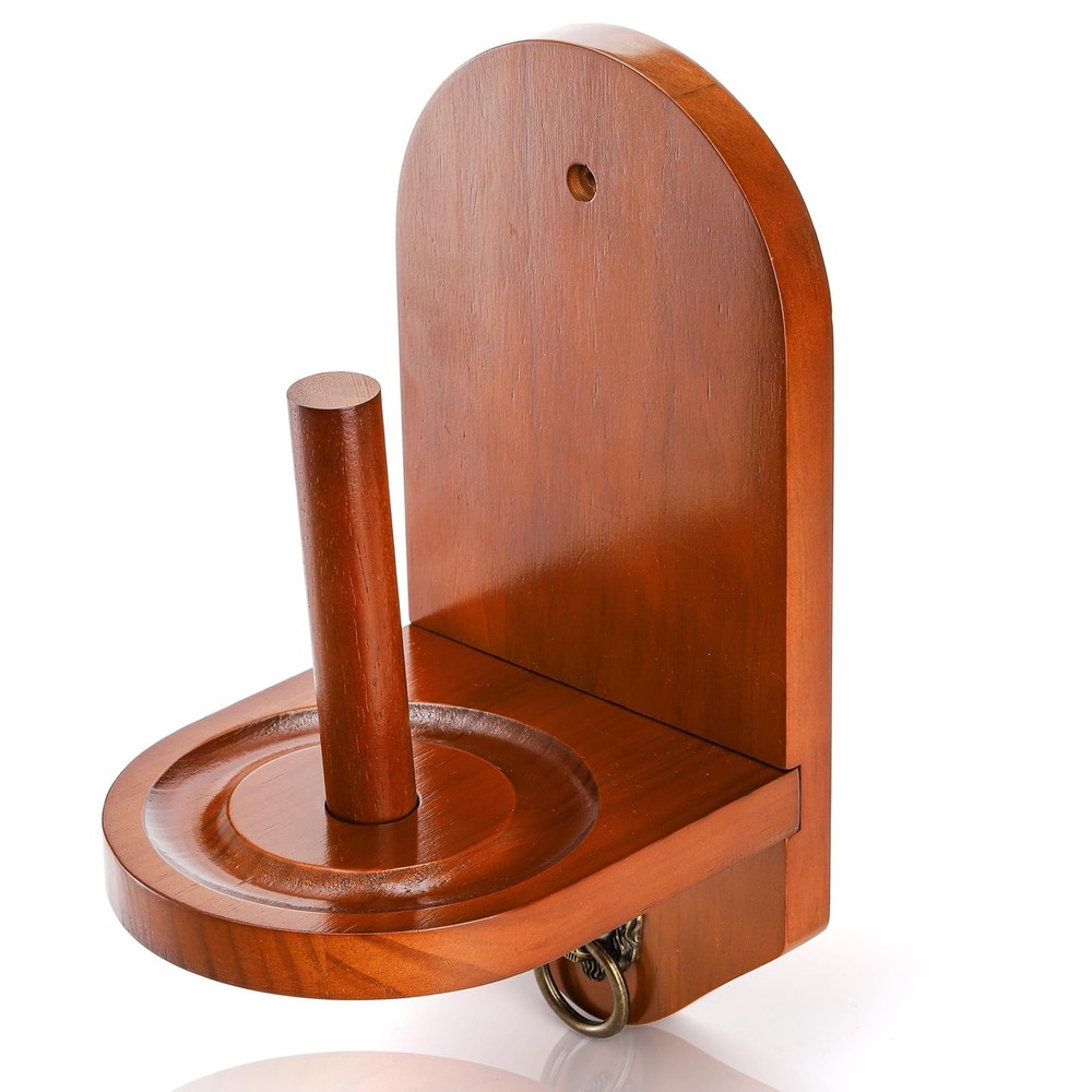 Wall Mounted Cone Chalk Holder, Solid Wood Pool Hand Chalk Holder, Billiards ...